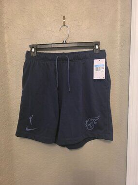 Nike X WNBA Indiana Fever Navy Blue Mid Rise Loose Fit Basketball Shorts M NEW